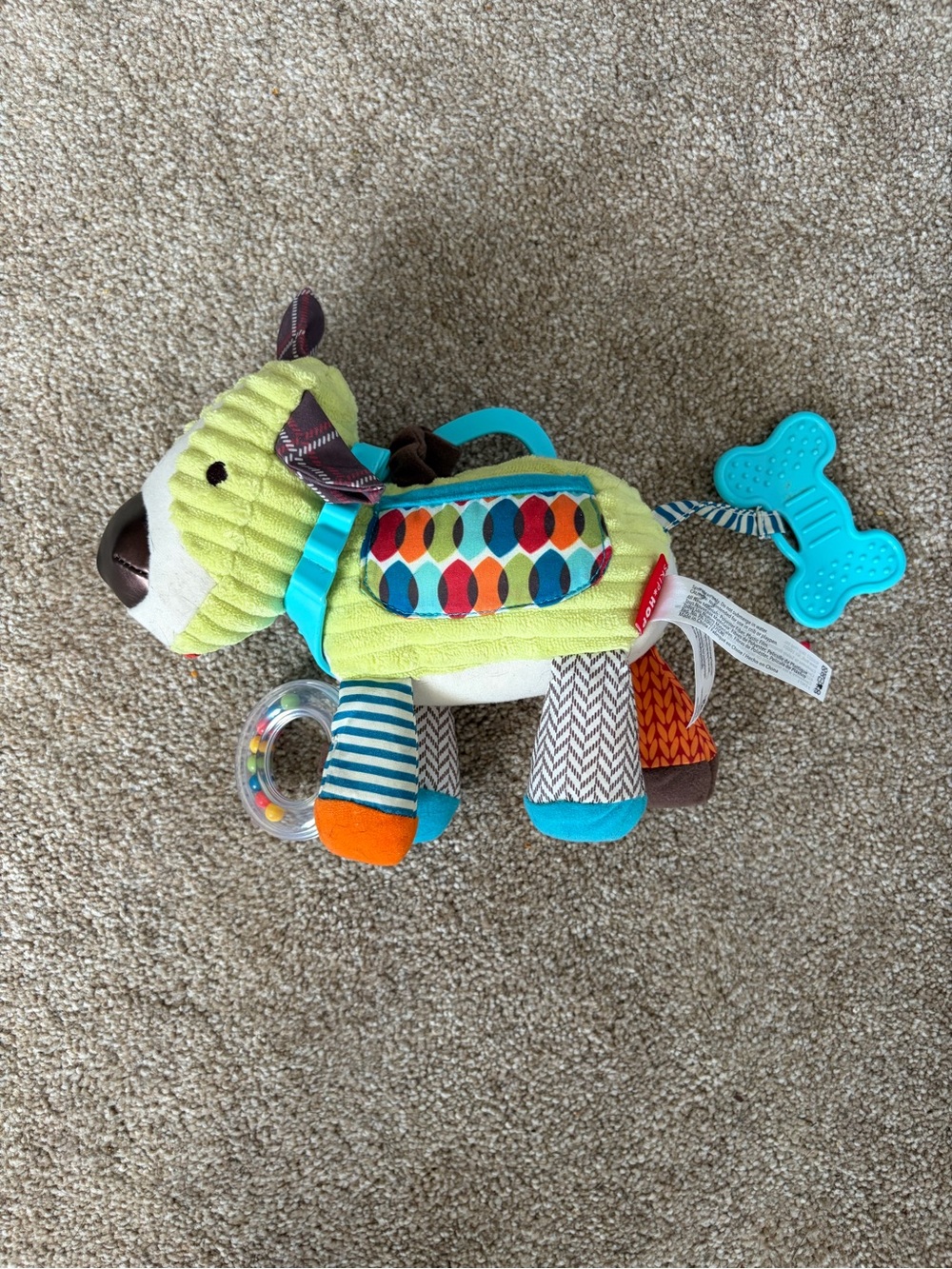 Skip hop Puppy Activity Toy with Teether and Rattle